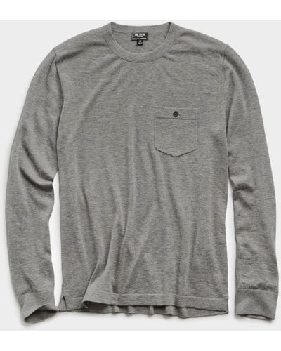 Todd Synder X Champion Cashmere Pocket Tee - Gray