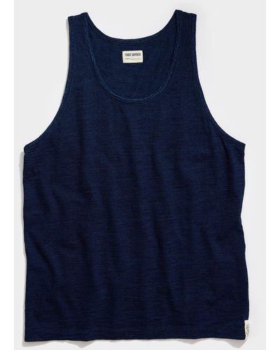 Todd Synder X Champion Indigo Slub Tank - Blue