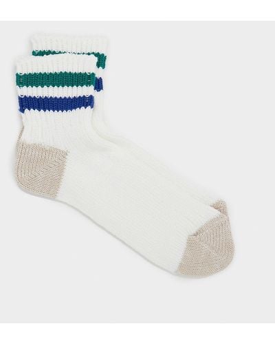 RoToTo Old School Ankle Sock - Blue
