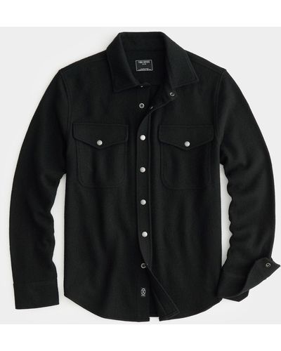 Todd Synder X Champion Wool Cashmere Military Shirt - Black