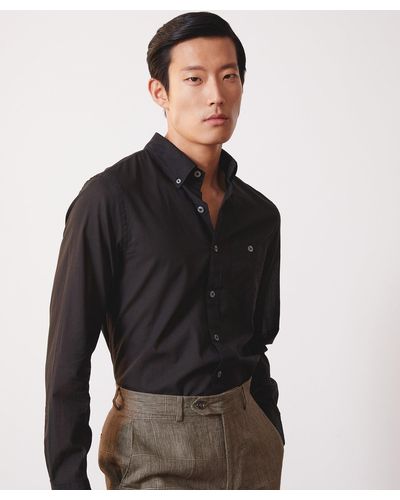 Todd Synder X Champion Slim Fit Summerweight Favorite Shirt - Black