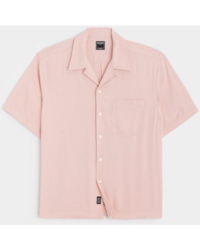 Todd Synder X Champion Short Sleeve Rayon Hollywood Shirt - Pink