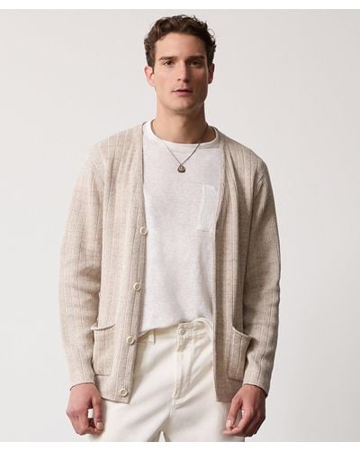 Todd Synder X Champion Linen-cotton Cardigan - Natural