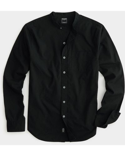 Todd Synder X Champion Band Collar Poplin Shirt - Black