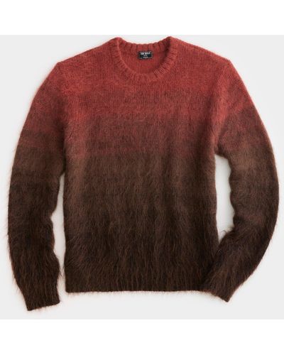 Todd Synder X Champion Ombre Mohair Crewneck Sweater - Brown