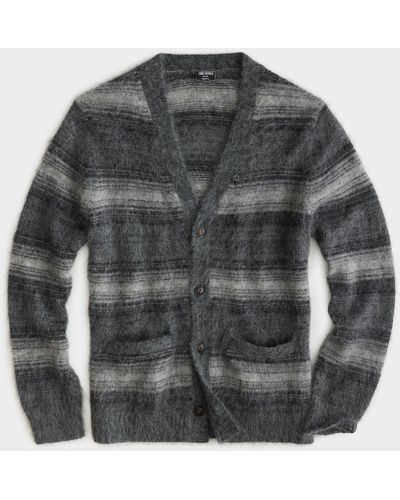Todd Synder X Champion Ombre Mohair Cardigan - Gray
