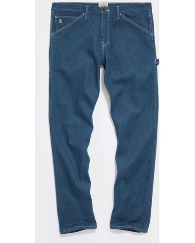 Todd Synder X Champion Straight Fit Japanese Carpenter Jean - Blue