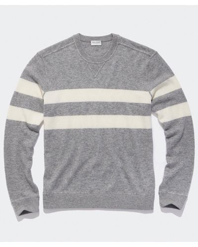 Todd Synder X Champion Cashmere Stripe Sweatshirt - Grey