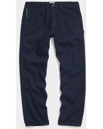 Todd Synder X Champion Japanese Relaxed Carpenter Jean - Blue