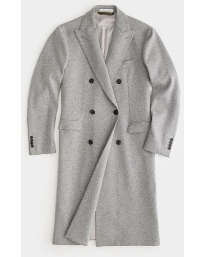 Todd Synder X Champion Italian Double Breasted Topcoat - Gray