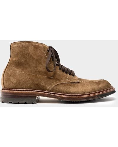 Alden Indy Boot In Snuff Suede - Brown