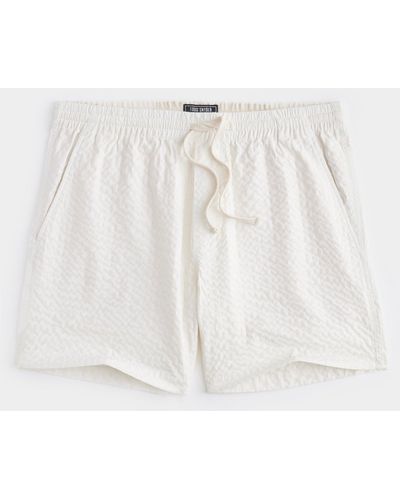 Todd Synder X Champion 5" Seersucker Weekend Short - White