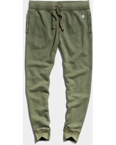 Todd Synder X Champion Sun-faded Midweight Slim Jogger Sweatpant - Green
