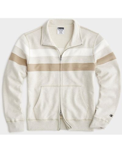 Todd Synder X Champion Champion Striped Track Jacket - Natural