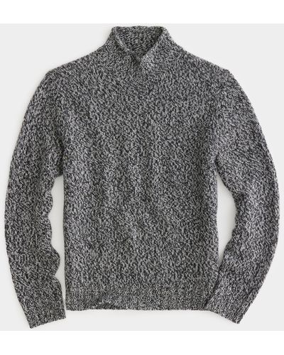 Todd Synder X Champion Roll Neck Sweater - Gray