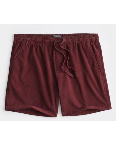 Todd Synder X Champion 5" Corduroy Weekend Short - Red