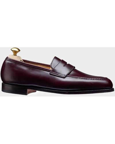 Crockett & Jones Boston Loafer Burgundy - Red