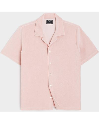 Todd Synder X Champion Terry Cabana Polo Shirt - Pink