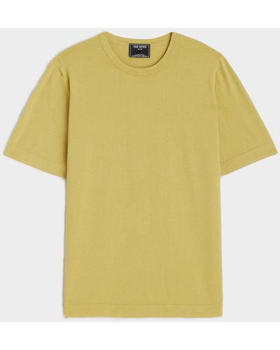 Todd Synder X Champion Knit Sweater Tee - Yellow