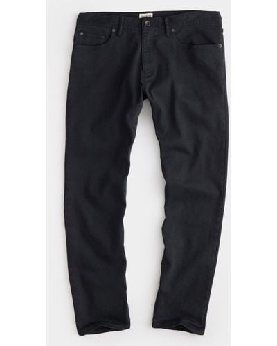 Todd Synder X Champion Straight Fit 5-pocket Chino In Black - Blue