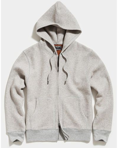 Todd Synder X Champion Italian Heather Gray Cashmere Full Zip Hoodie