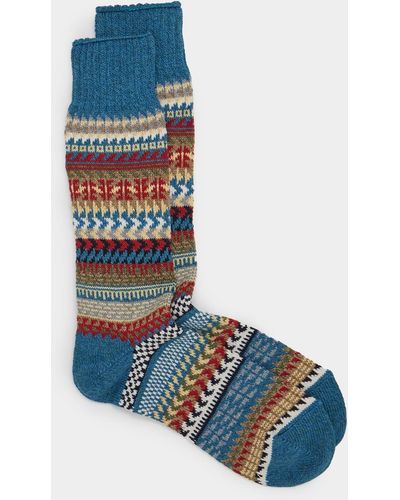Chup Socks Chup Dry Valley Cotton Sock - Blue