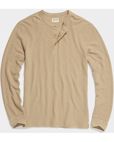 Todd Synder X Champion Lightweight Mini Waffle Henley - Natural