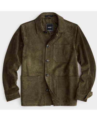 Todd Synder X Champion Italian Suede Chore Coat - Green