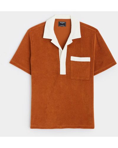 Todd Synder X Champion Terry Pocket Polo - Brown