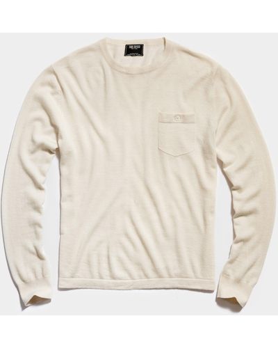 Todd Synder X Champion Cashmere Pocket Tee - Natural