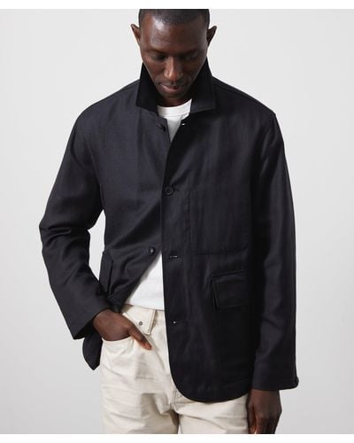 Todd Synder X Champion Wool Linen Walking Jacket - Blue
