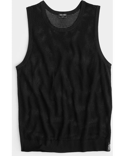 Todd Synder X Champion Luxe Mesh Tank - Black