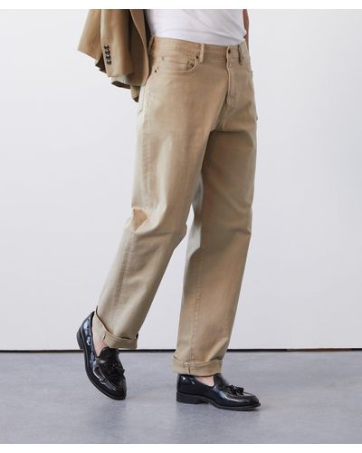 STRAIGHT FIT 5-POCKET CHINO IN BLACK