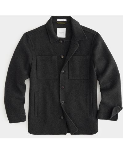 Todd Synder X Champion Italian Cashmere Shirt Jacket - Black