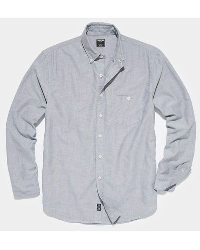 Todd Synder X Champion Classic Fit Favorite Oxford Shirt - Gray