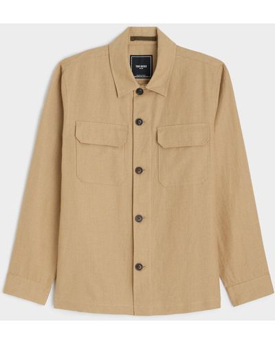 Todd Synder X Champion Linen Two-pocket Overshirt - Natural
