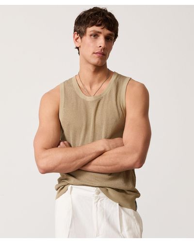 Todd Synder X Champion Luxe Mesh Tank - Natural
