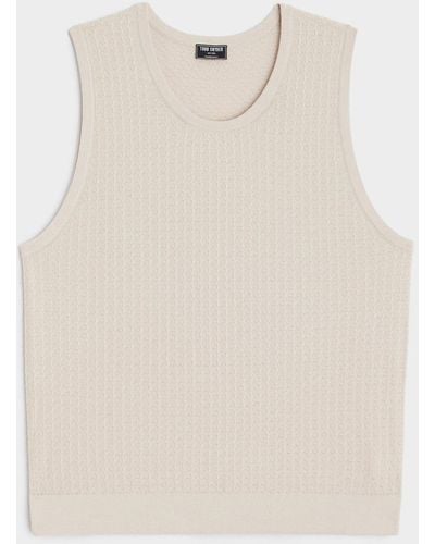 Todd Synder X Champion Silk-cotton Muscle Tank - Natural