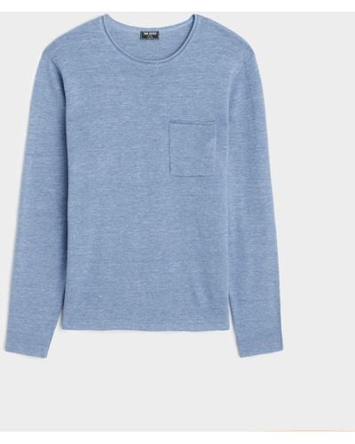 Todd Synder X Champion Linen Shore Sweater - Blue