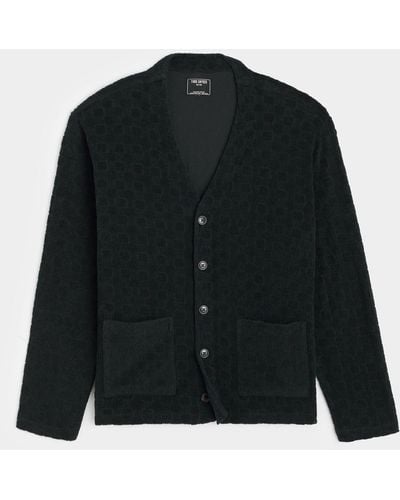 Todd Synder X Champion Tile Terry Cardigan - Black