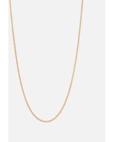 Miansai Gold 2mm Chain Necklace - White