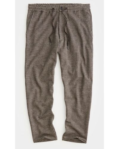Todd Synder X Champion Wool Houndstooth Pant - Grey
