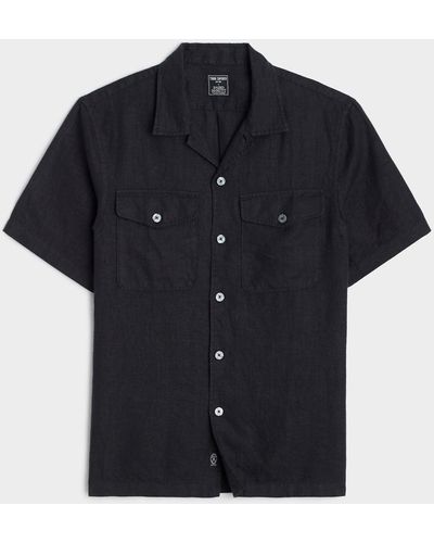 Todd Synder X Champion Linen Panama Shirt - Black