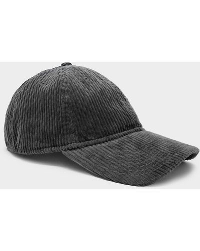 NEW ERA HATS Todd Snyder X New Era Dark Grey Dad Cap - Black