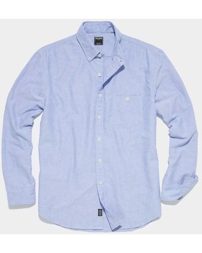 Todd Synder X Champion Classic Fit Favorite Oxford Shirt - Blue
