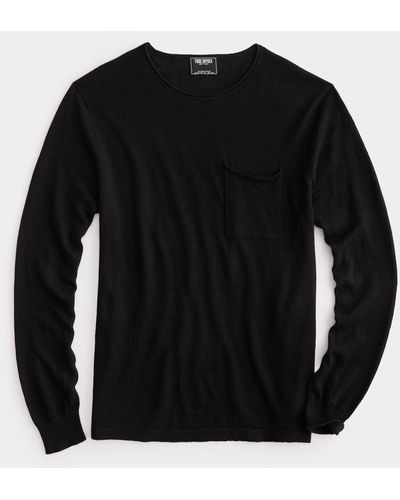 Todd Synder X Champion Linen Shore Sweater - Black