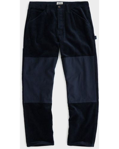 Todd Synder X Champion Relaxed Corduroy Welder Trousers - Blue
