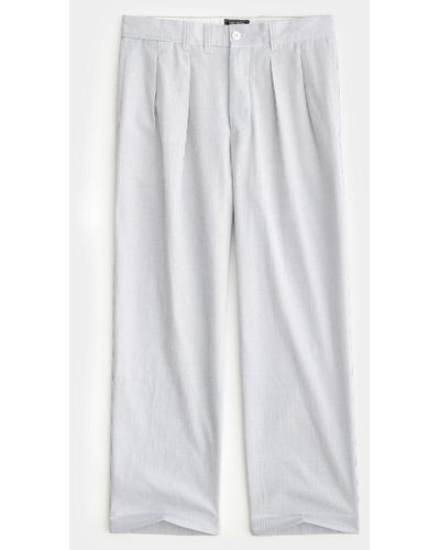 Todd Synder X Champion Italian Relaxed Corded Stripe Officer Pant - White