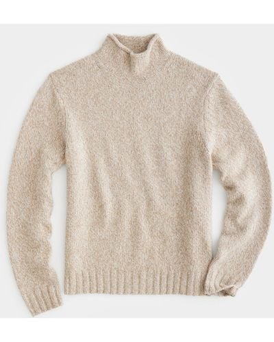 Todd Synder X Champion Roll Neck Sweater - Natural