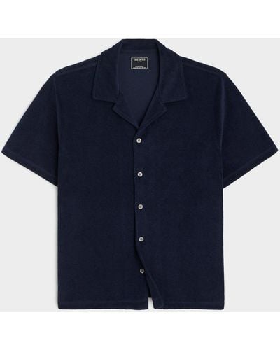 Todd Synder X Champion Terry Cabana Polo Shirt - Blue